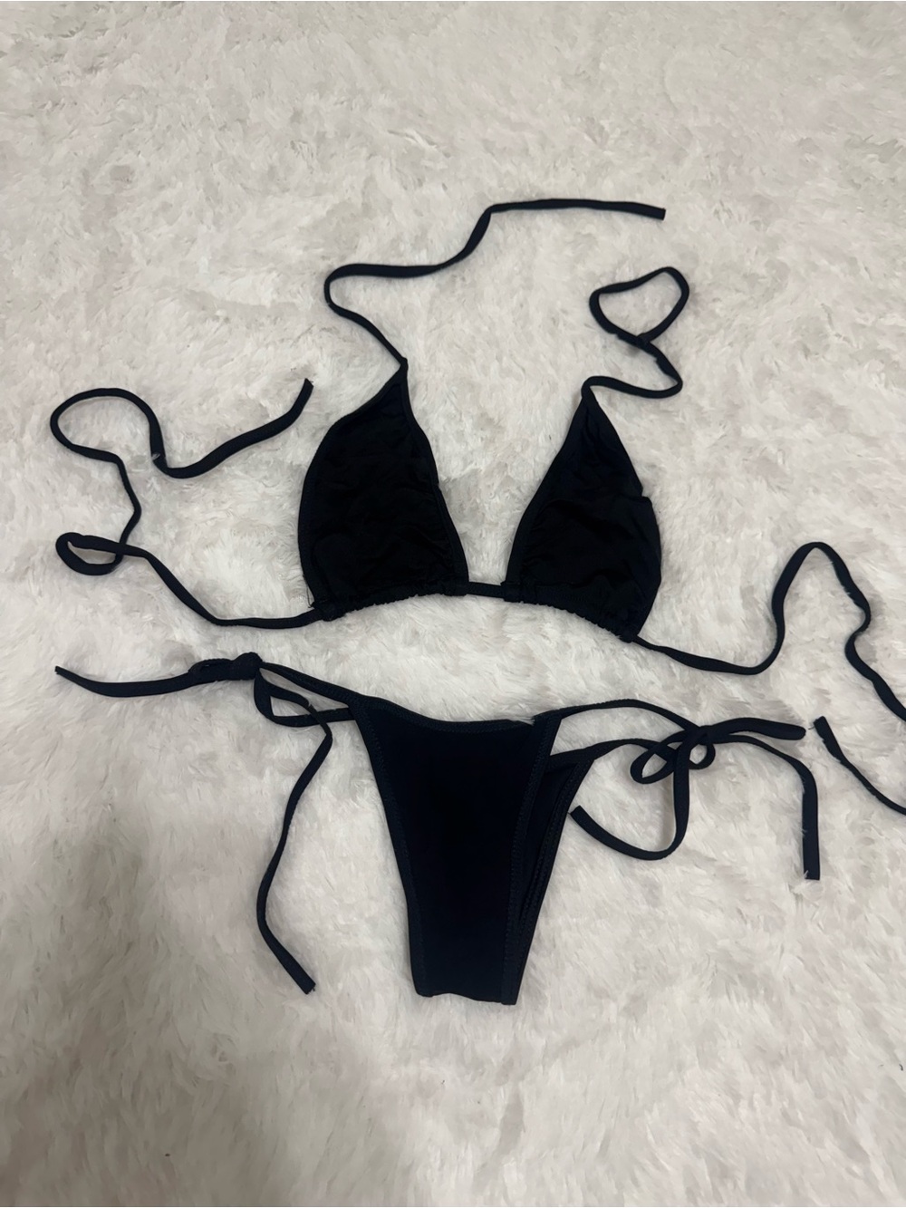New small black bikini swimsuit goth festival rave goth gothic outfit dancer y2k